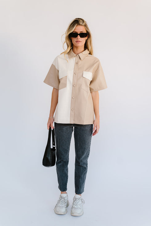 Dazed Babe Leather Top